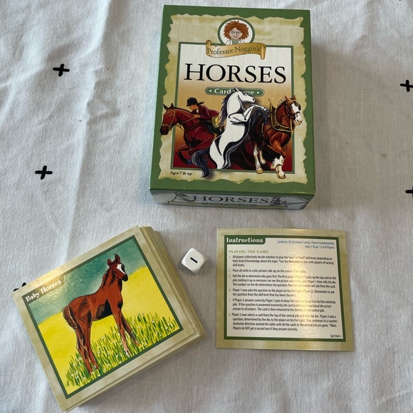 Rare Professor Noggin game w/ theme of Horses. Opened/never used. Out of print. - Picture 5 of 7